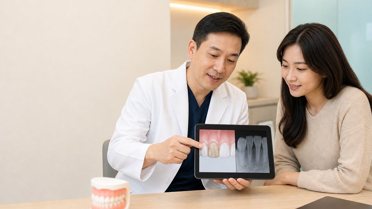 抽過神經的門牙越來越黑？國外牙醫圈正夯的「內漂白」把死掉的牙救回白色